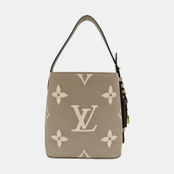ALL IN BB Monogram Calfskin Gray
