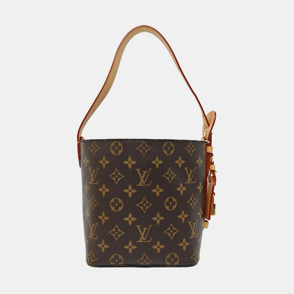 ALL IN Monogram Coated Canvas Brown