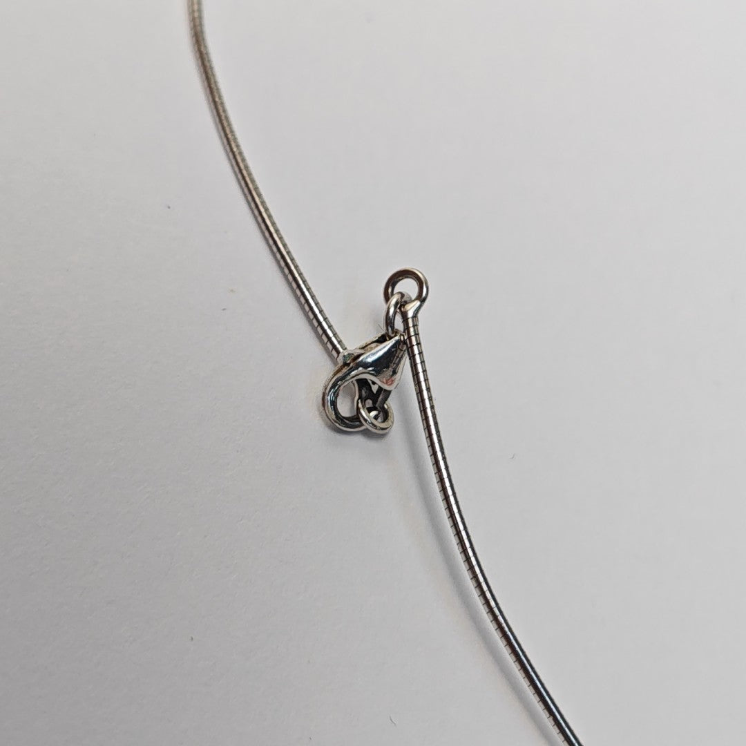 Chaine D'ancre Metal Silver Necklace