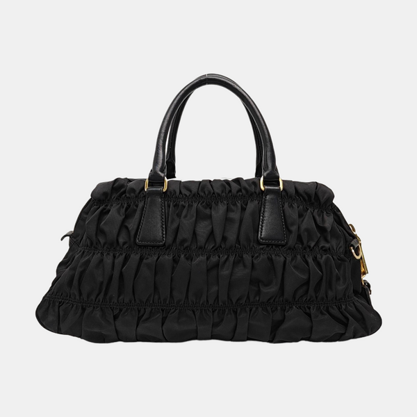 Gaufre Nylon Black