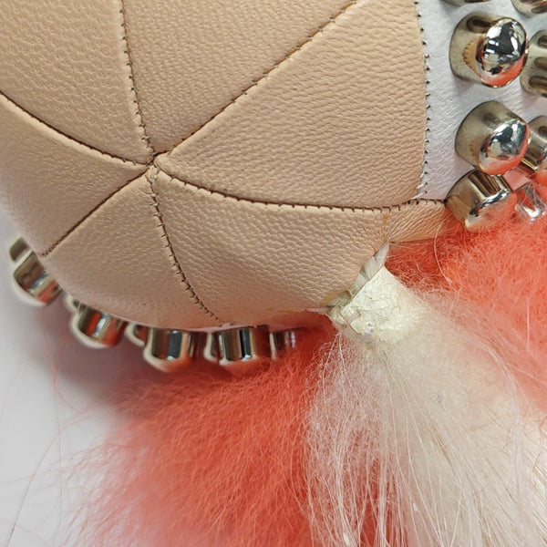 Leather Bag Charm Multicolor
