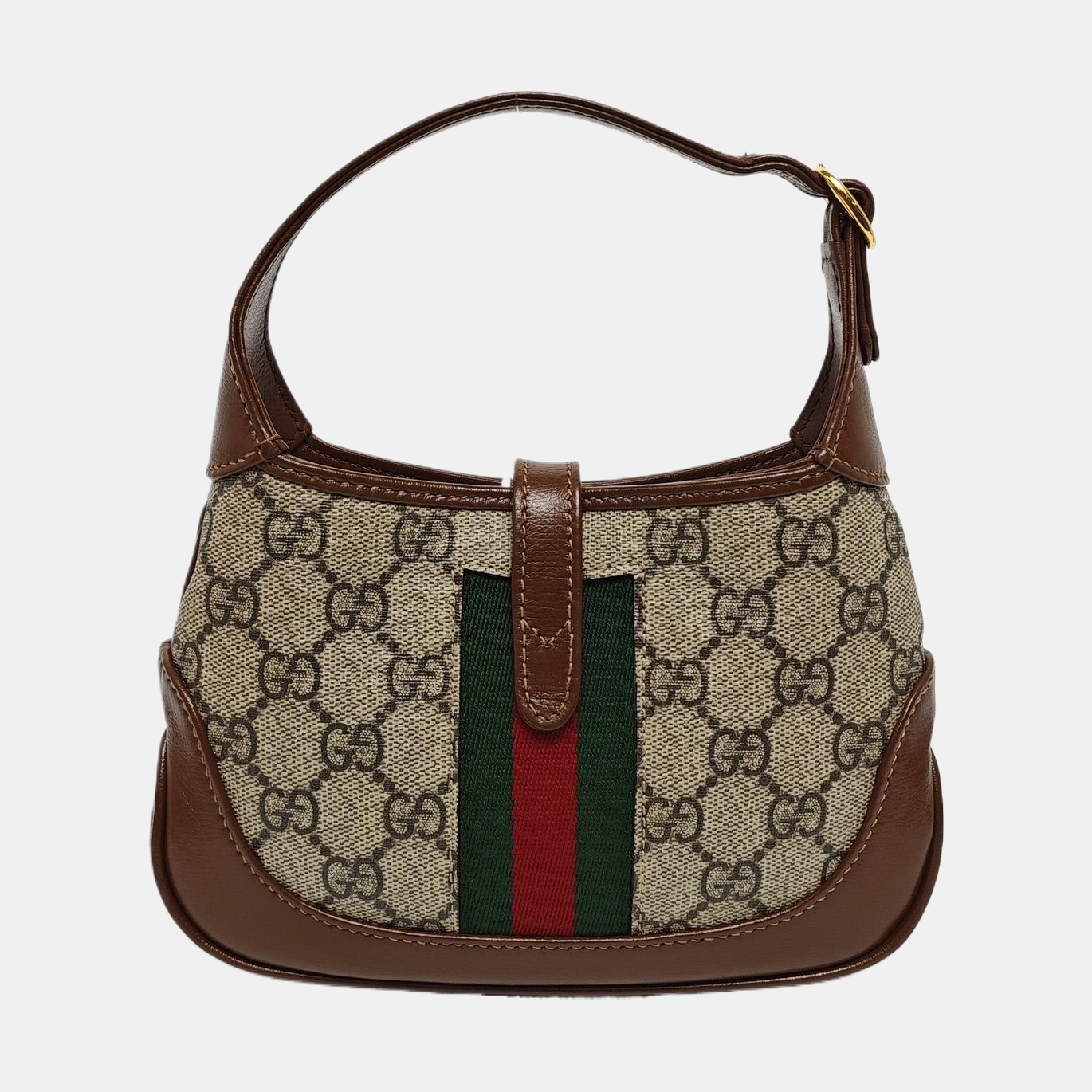 Authenticated pre-owned  Jackie 1961 Mini Monogram Coated Canvas Beige - Shoulder Bag at Looply