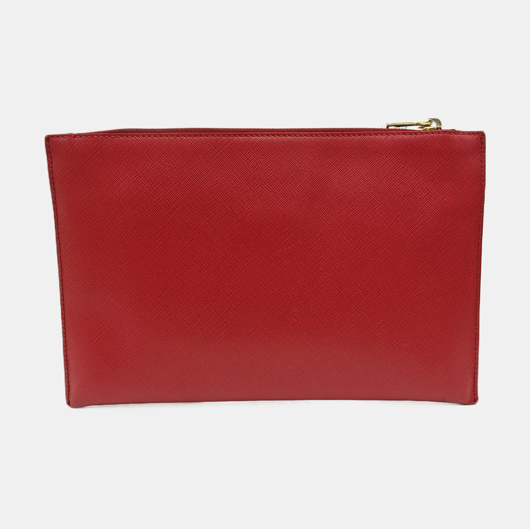 Calfskin Clutch Red