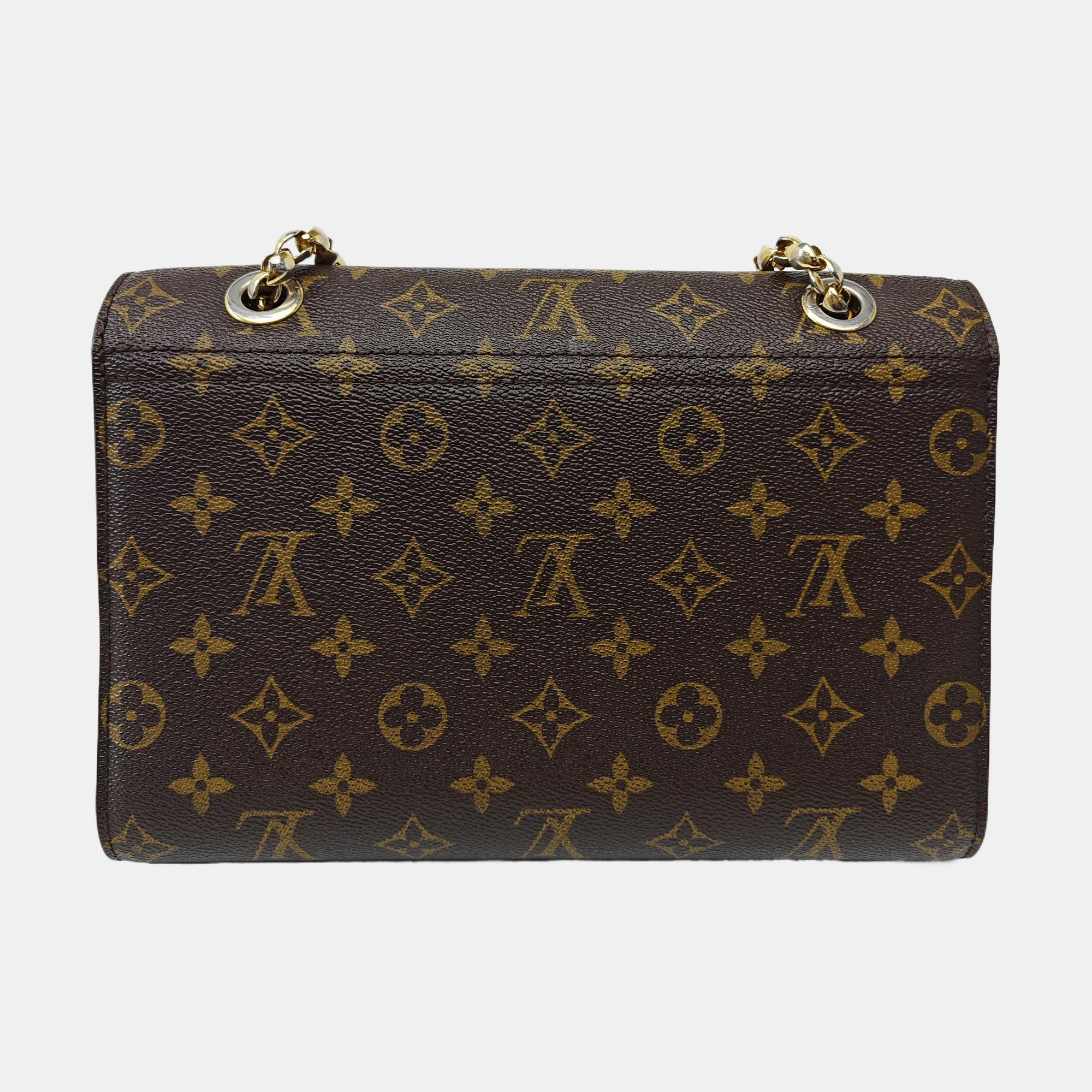 VICTOIRE Monogram Coated Canvas Brown