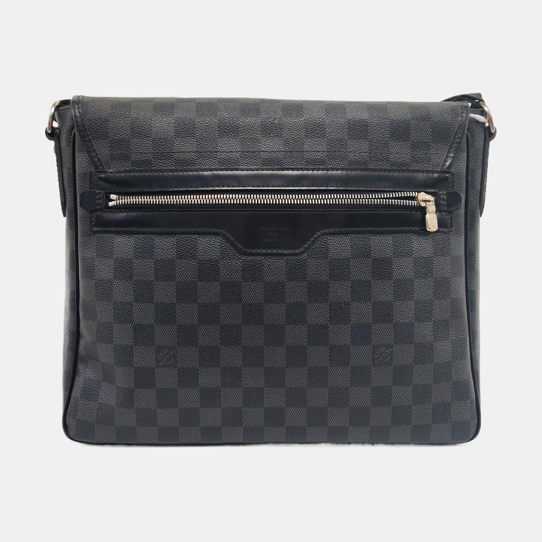 DANIEL Damier Graphite Coated Canvas Gray