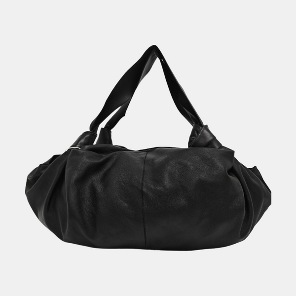 Calfskin Shoulder Bag Black
