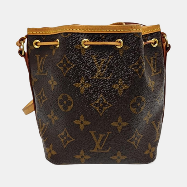 NÉONOÉ Nano Monogram Coated Canvas Brown