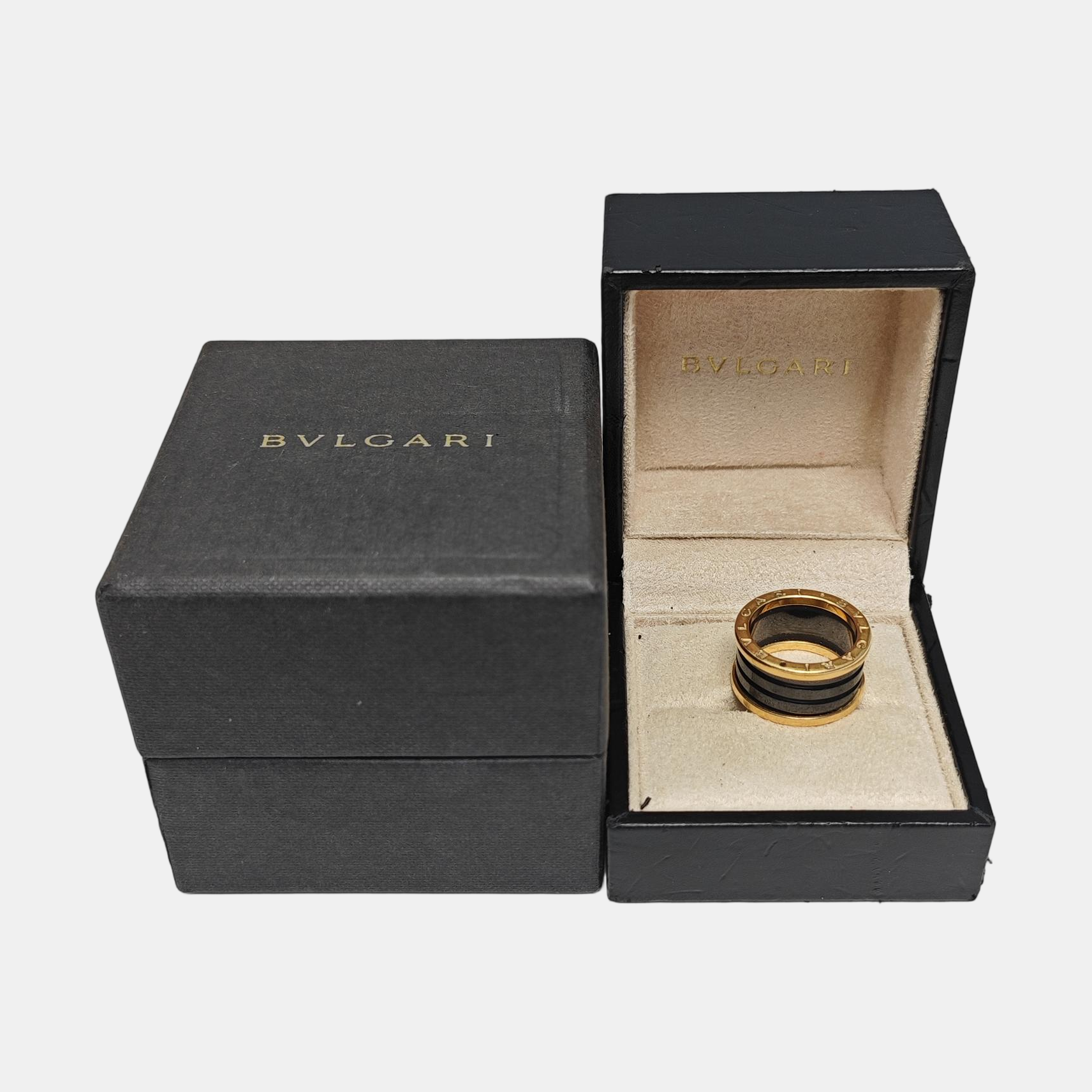 B.ZERO1 18k Rose Gold Ring EU 56
