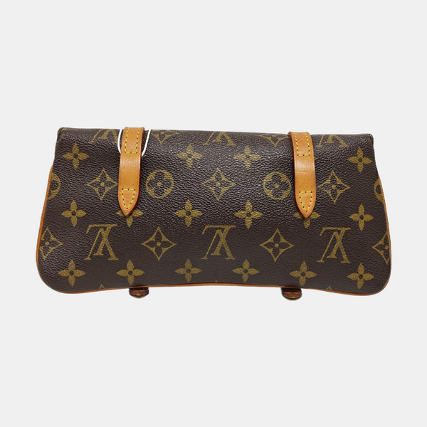MARELLE Monogram Coated Canvas Brown