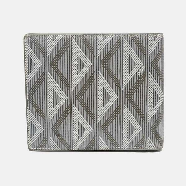 Coated Canvas Wallet Gray