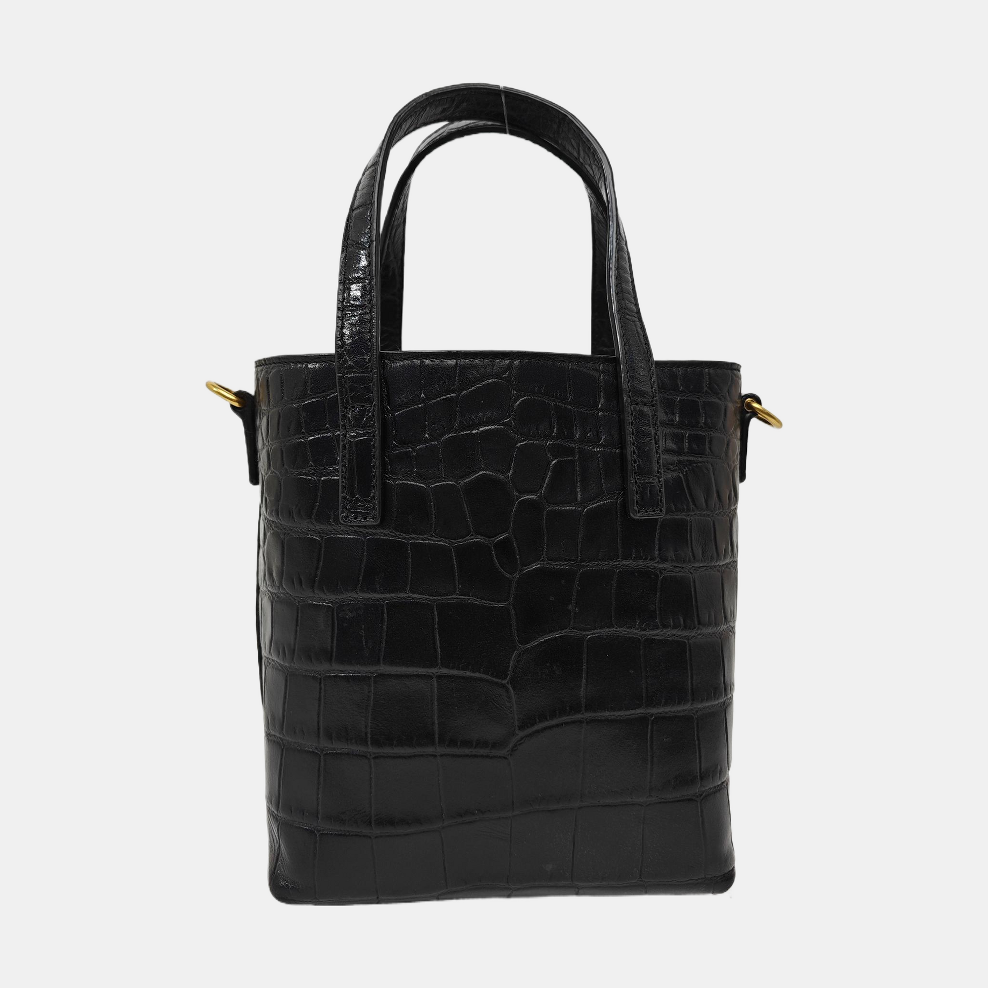 Calfskin Shoulder Bag Black