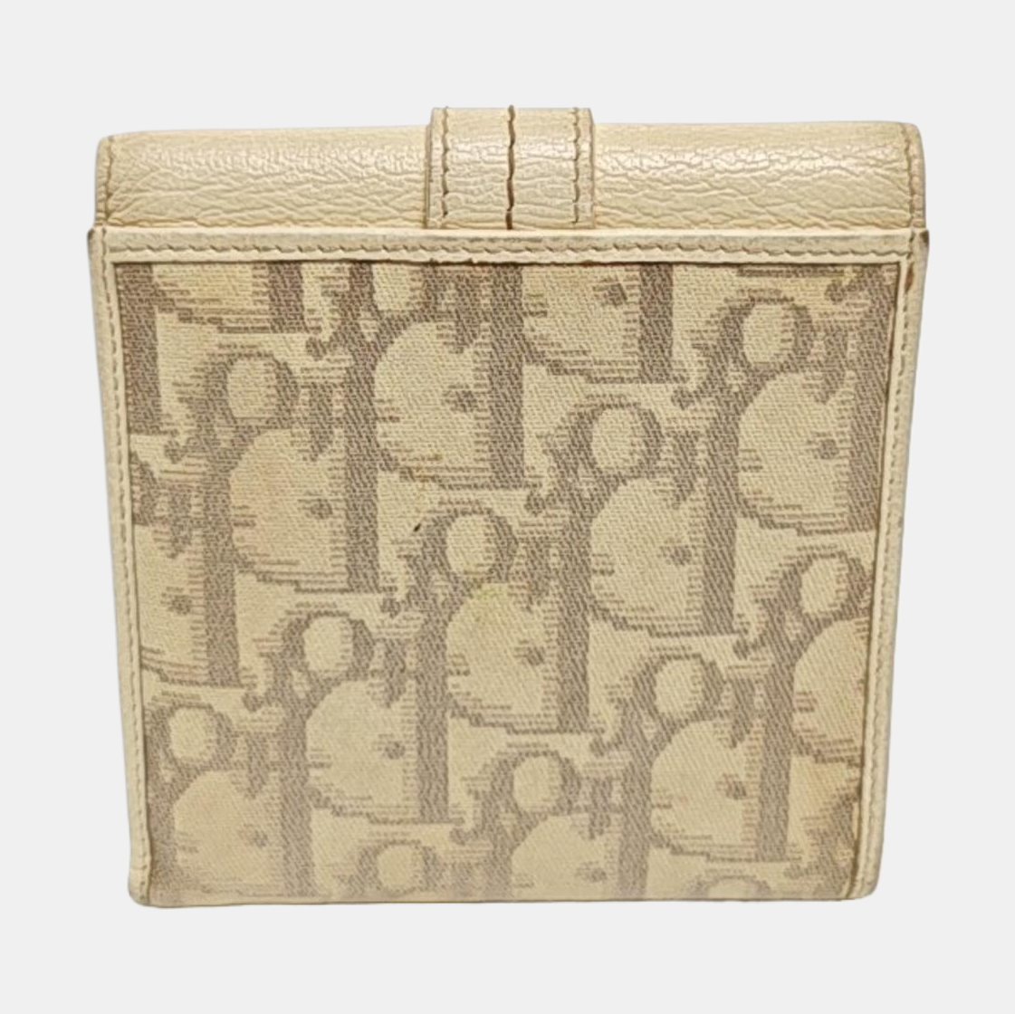 Oblique Canvas Wallet Beige