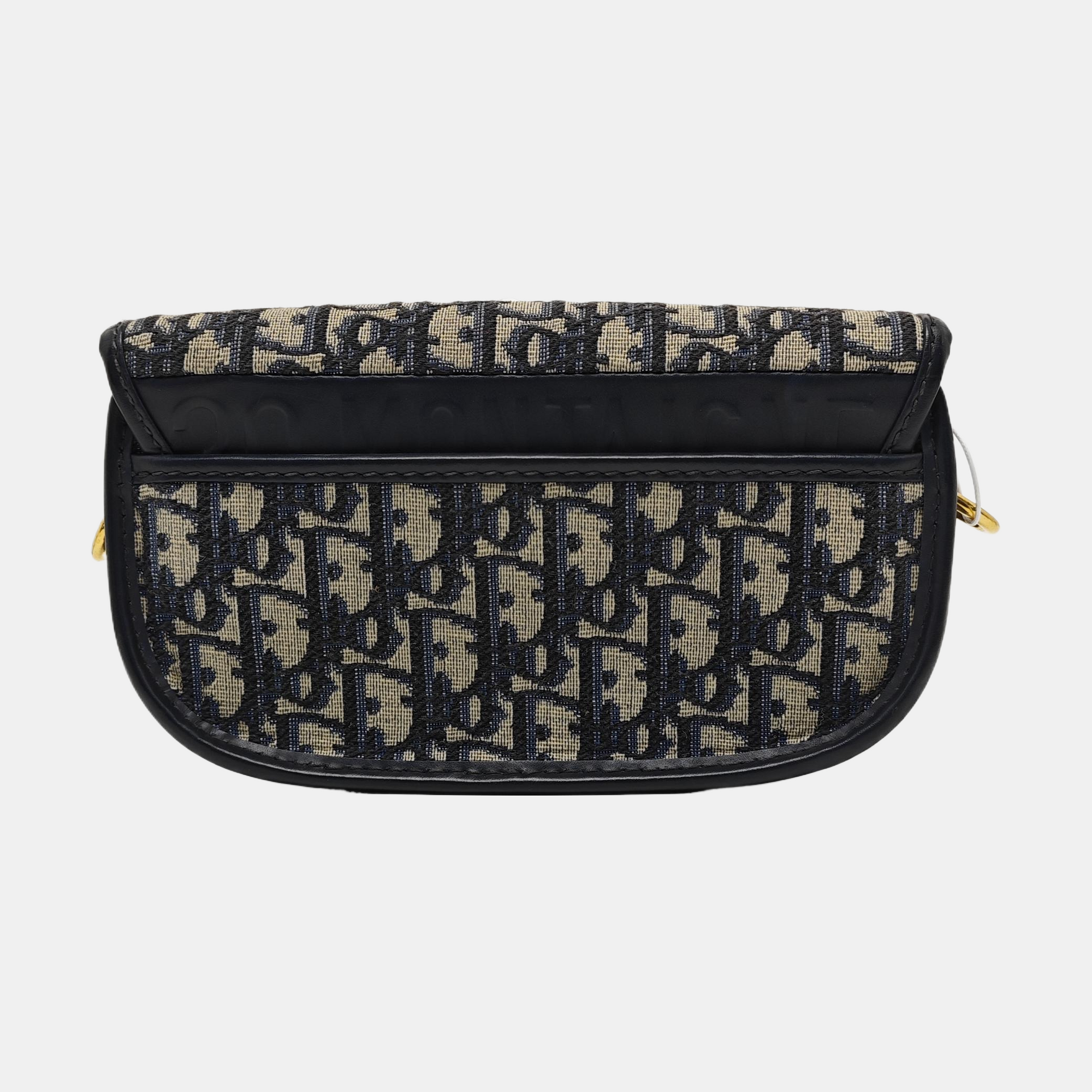 Bobby East-West Medium Oblique Canvas Blue