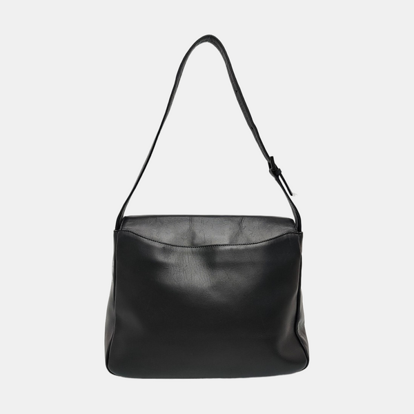 Calfskin Shoulder Bag Black