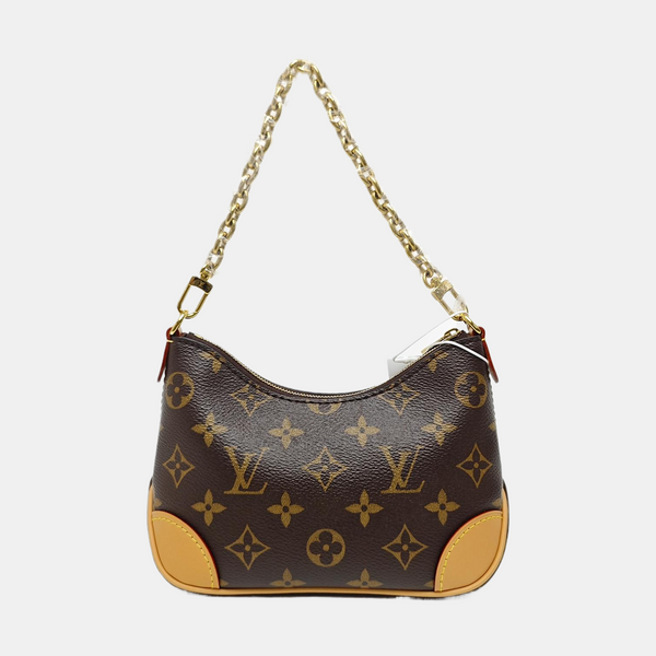 BOULOGNE Nano Monogram Coated Canvas Brown