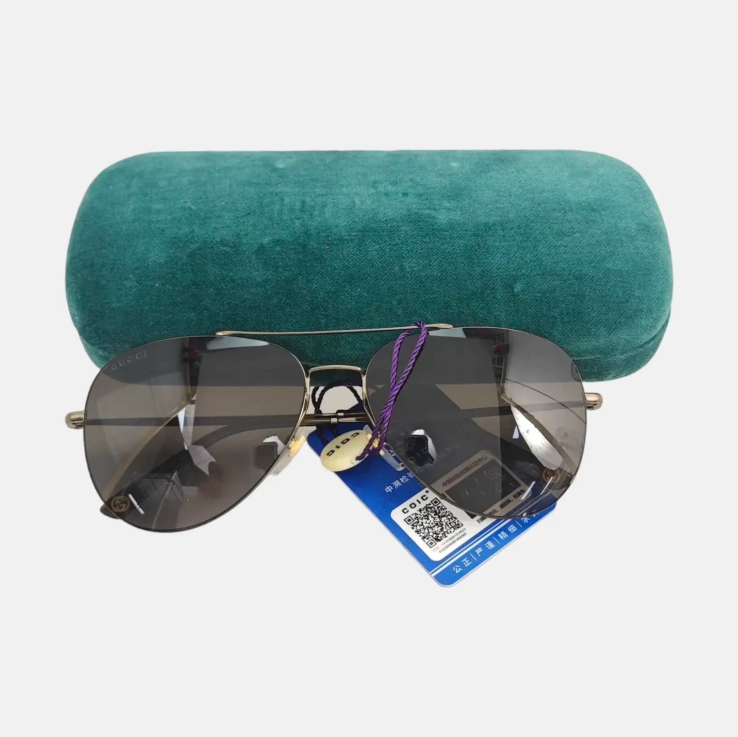 Metal Sunglasses Brown