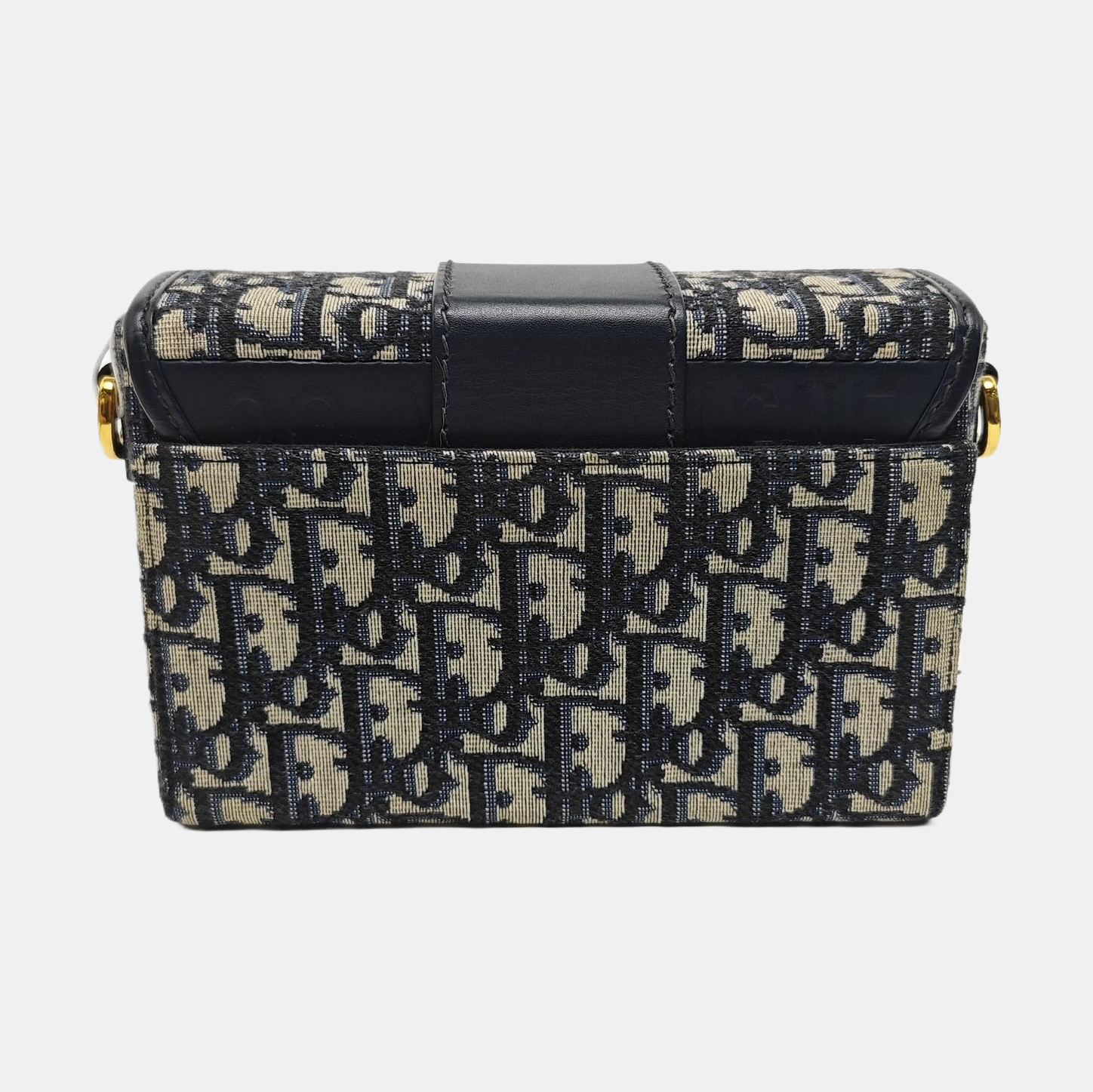 30 Montaigne Mini Oblique Canvas Blue