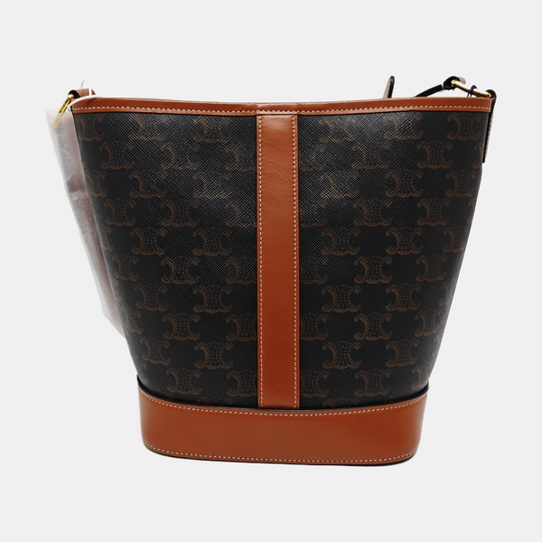 TRIOMPHE CANVAS Small Coated Canvas Brown