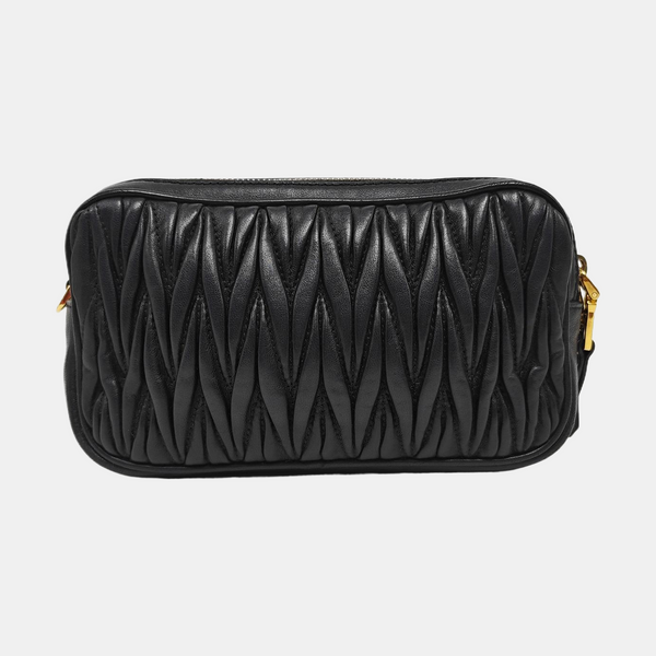 Calfskin Shoulder Bag Blue
