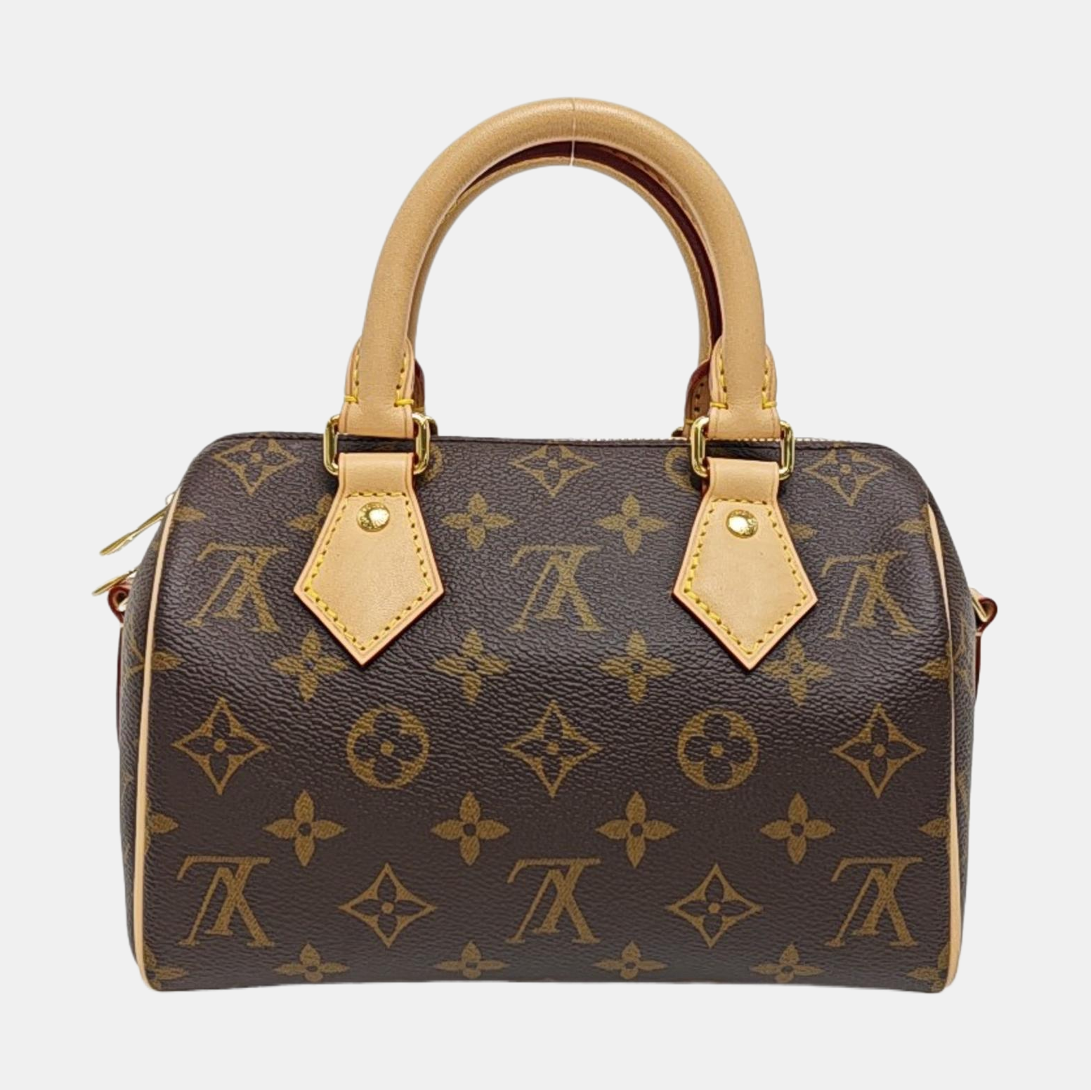 SPEEDY 20 Monogram Coated Canvas Brown