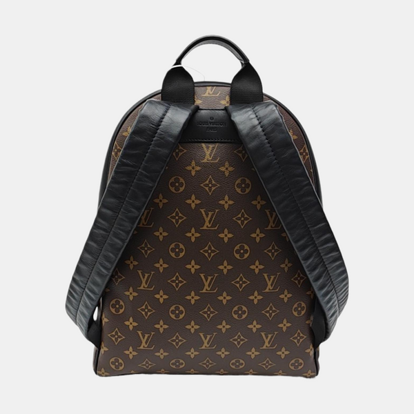 JOSH Monogram Coated Canvas Brown