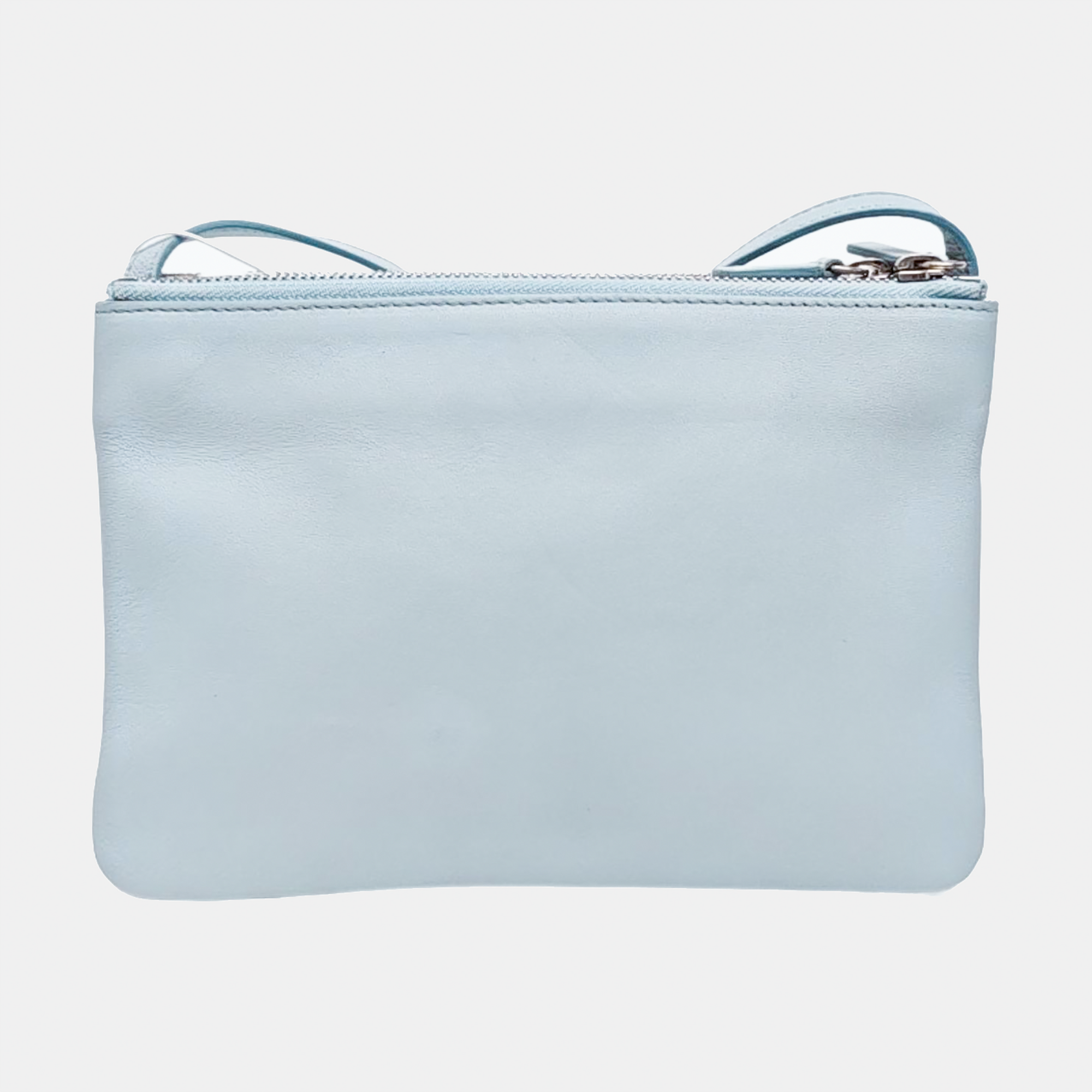 TRIO Small Lambskin Blue