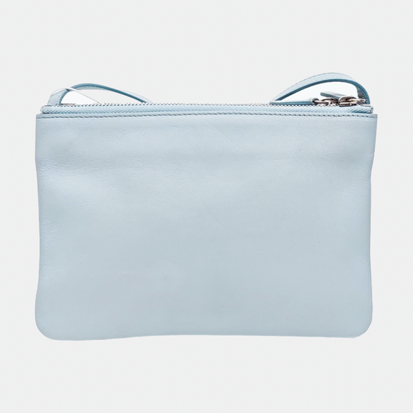 TRIO Small Lambskin Blue