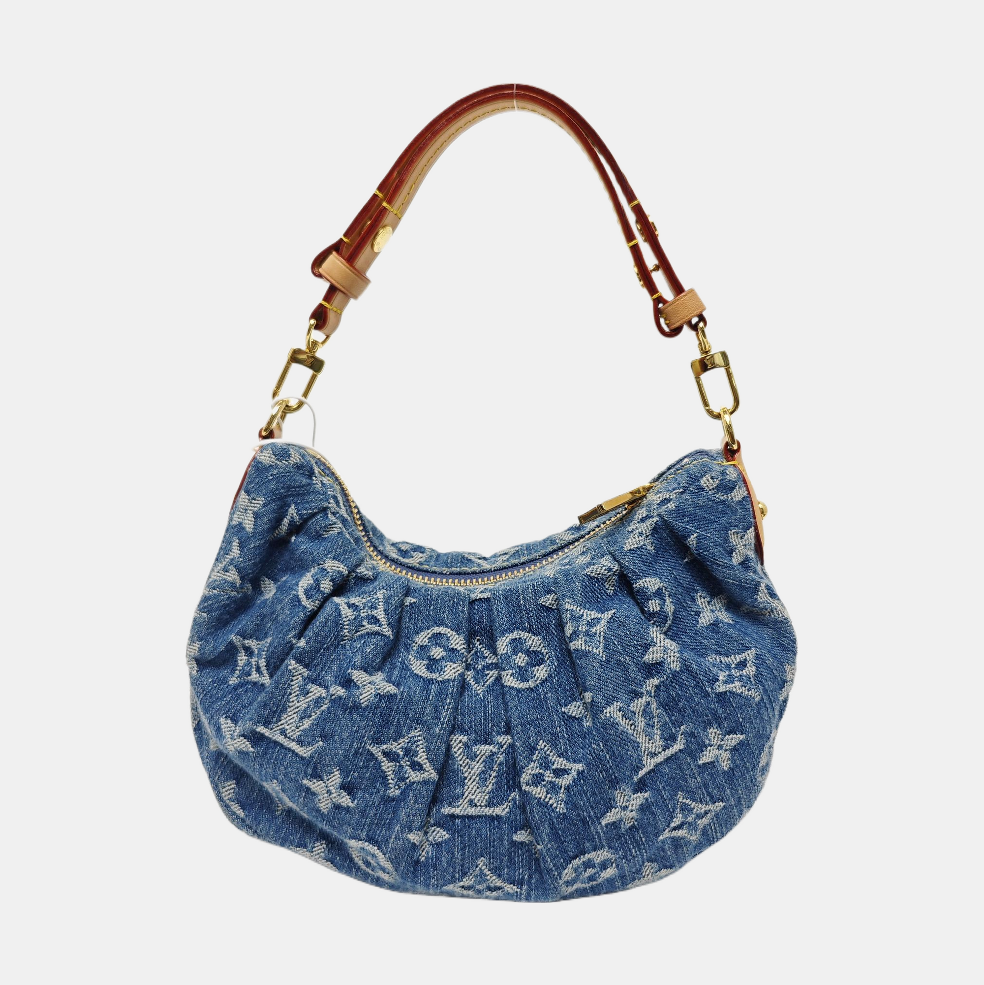 Pochette Valley Monogram Denim Blue