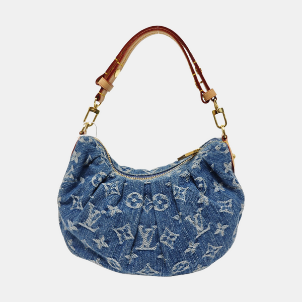Pochette Valley Monogram Denim Blue