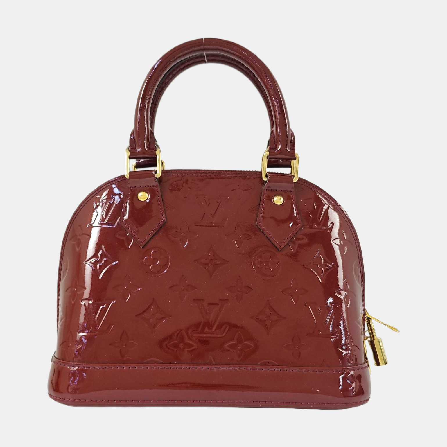 ALMA BB Monogram Calfskin Red