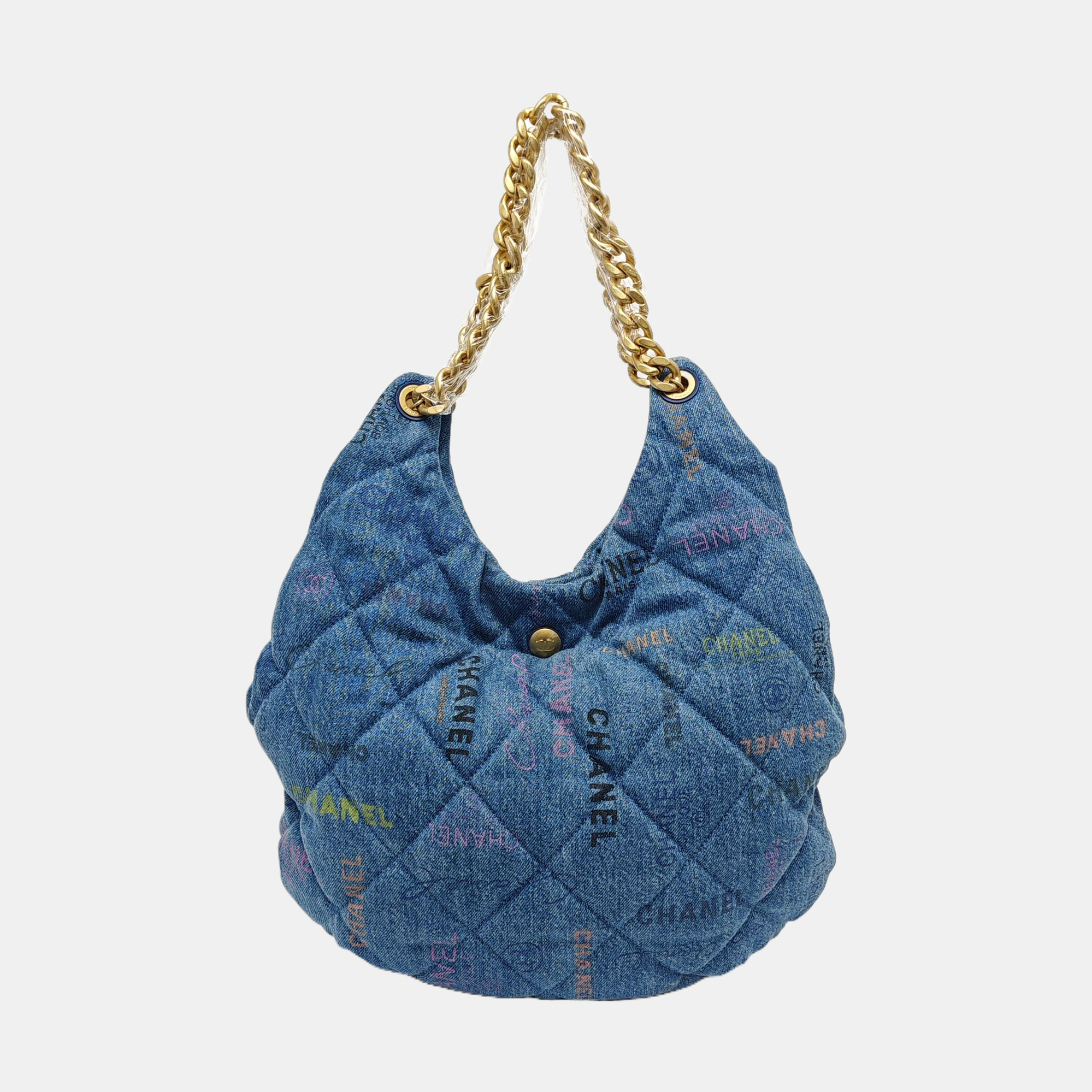 Quilted Fabric Blue
