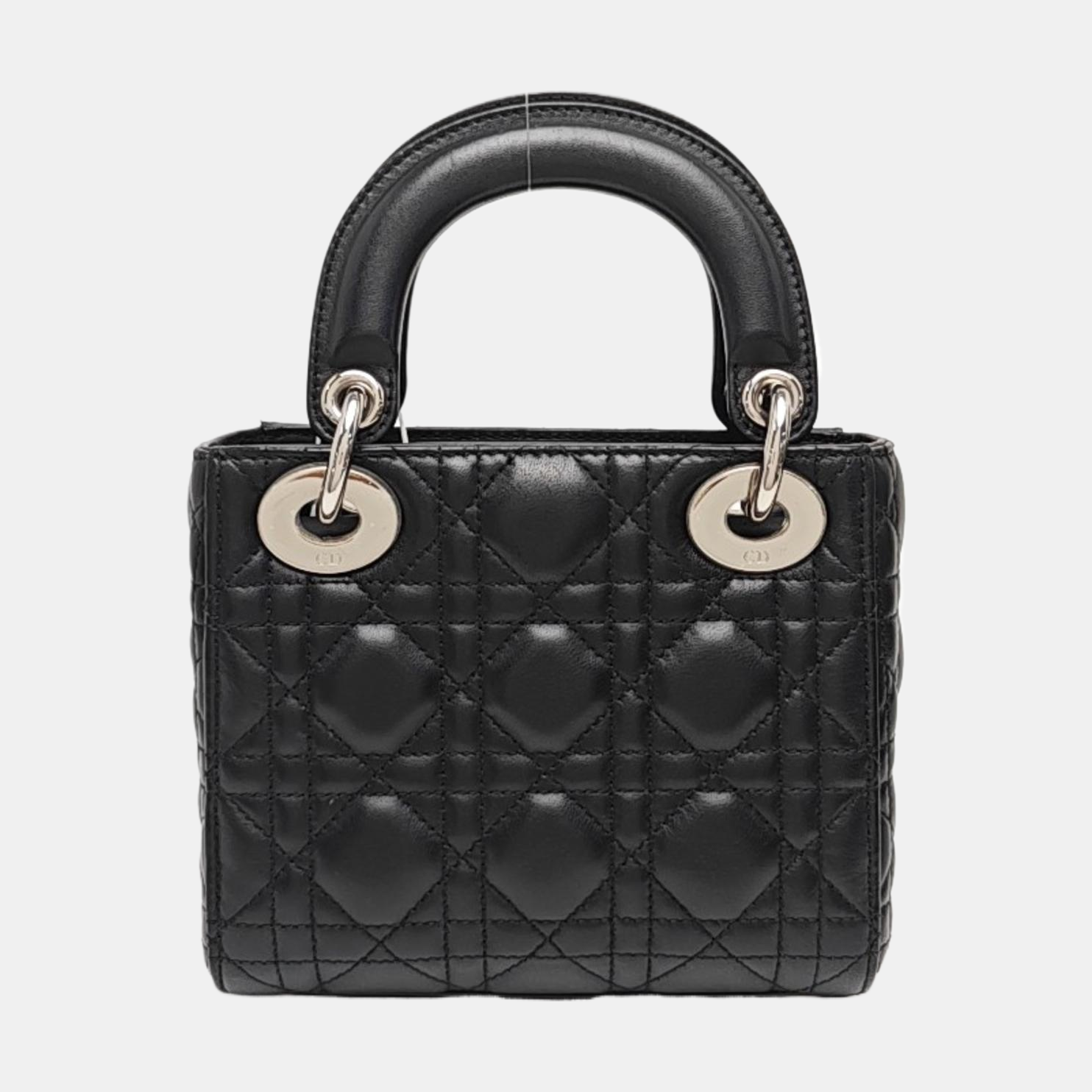 Lady Dior Mini Cannage Lambskin Black