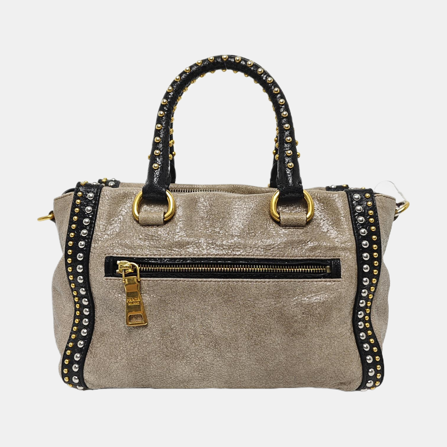 Calfskin Shoulder Bag Beige
