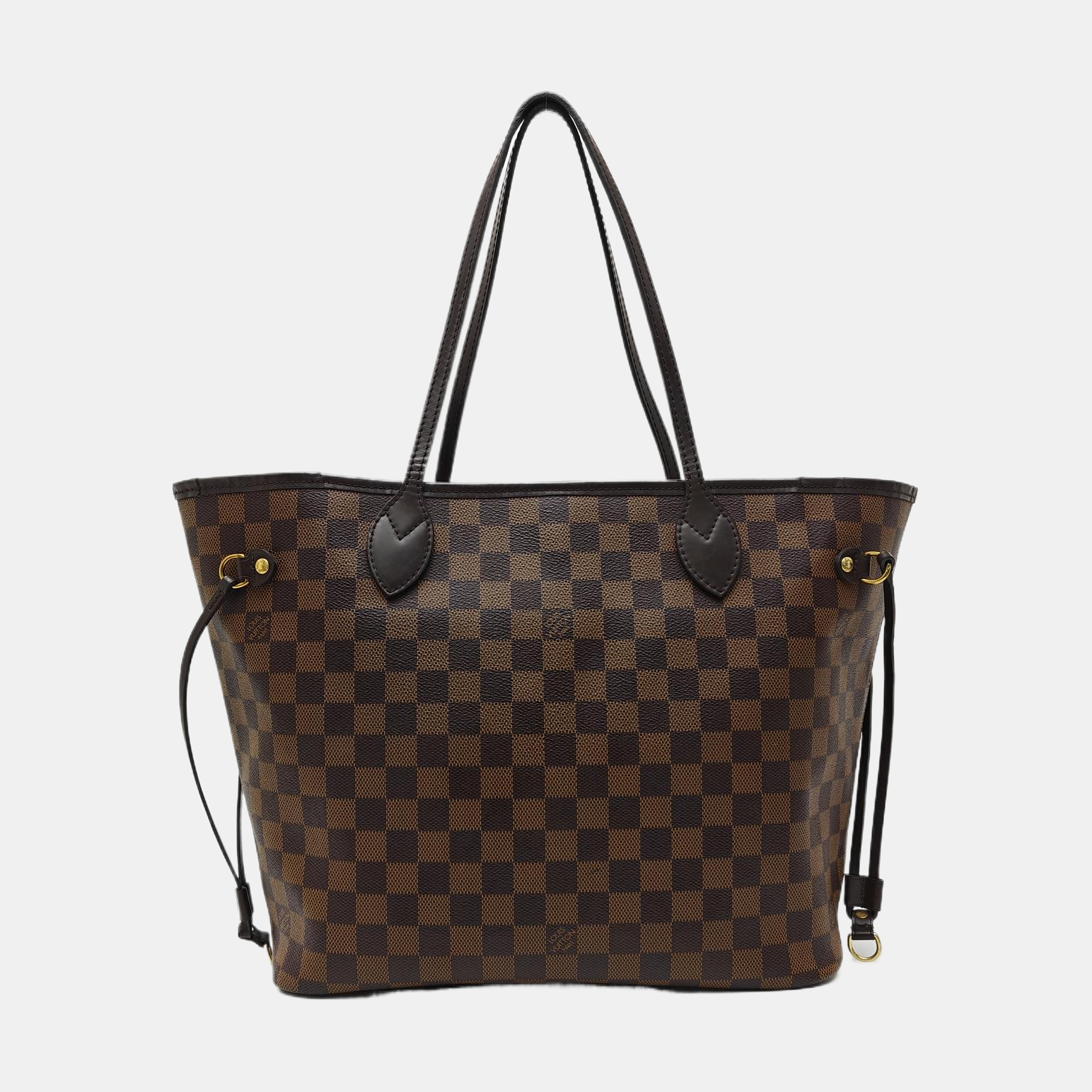 NEVERFULL MM Damier Ebene Coated Canvas Brown