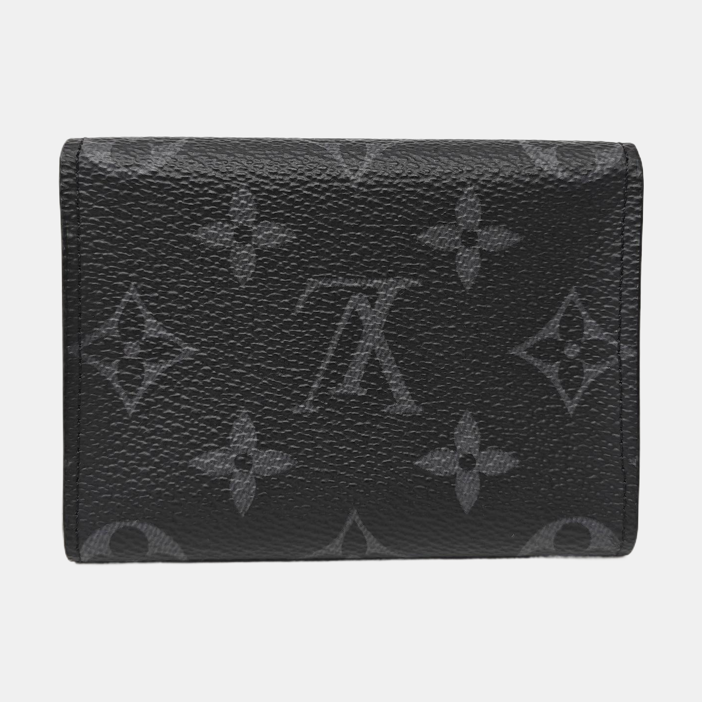 Monogram Coated Canvas Wallet Black