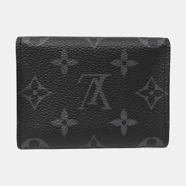 Monogram Coated Canvas Wallet Black