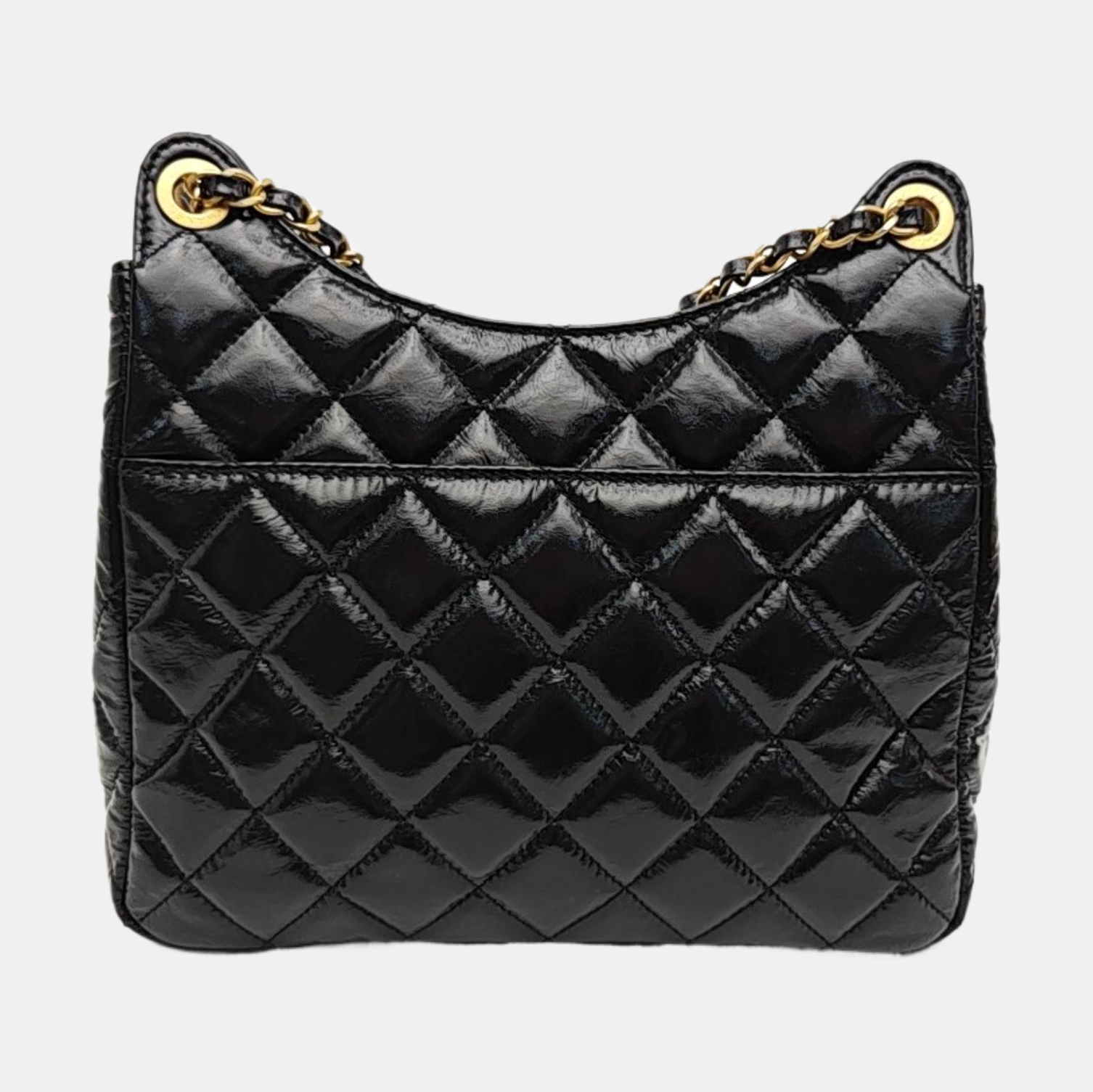 23C HOBO Medium Quilted Calfskin Black