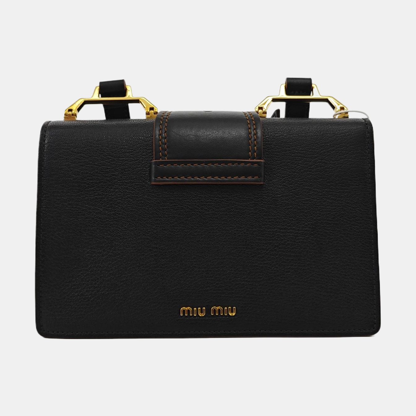 Miu Lady Calfskin Black