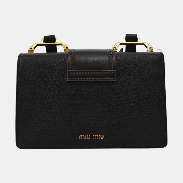 Miu Lady Calfskin Black