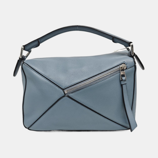 Puzzle Small Calfskin Blue
