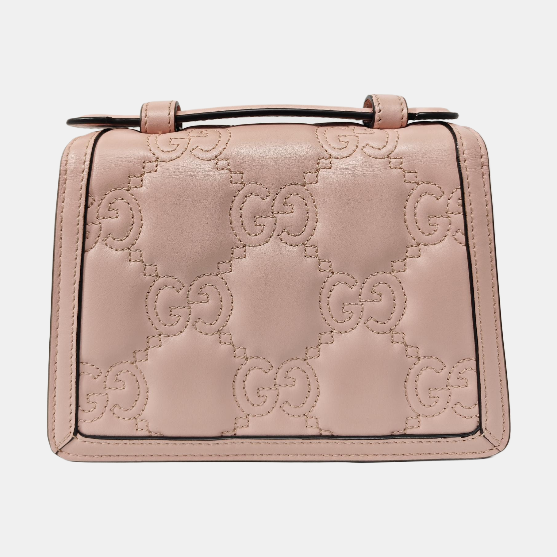 GG Matelassé Quilted Calfskin Pink