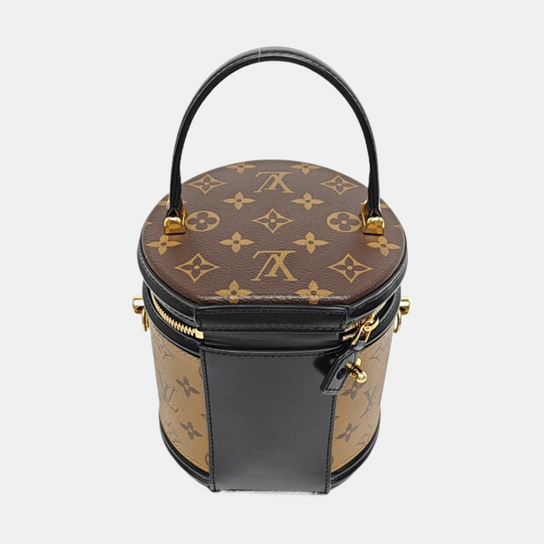 CANNES PM Monogram Coated Canvas Brown