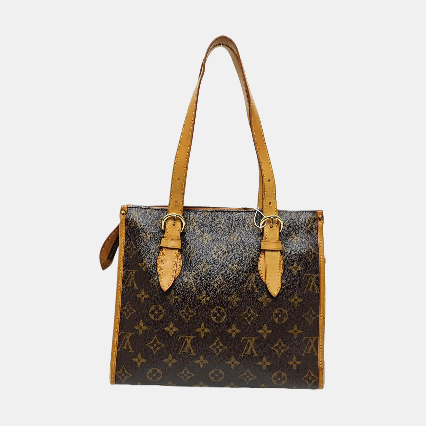 POPINCOURT Monogram Coated Canvas Brown