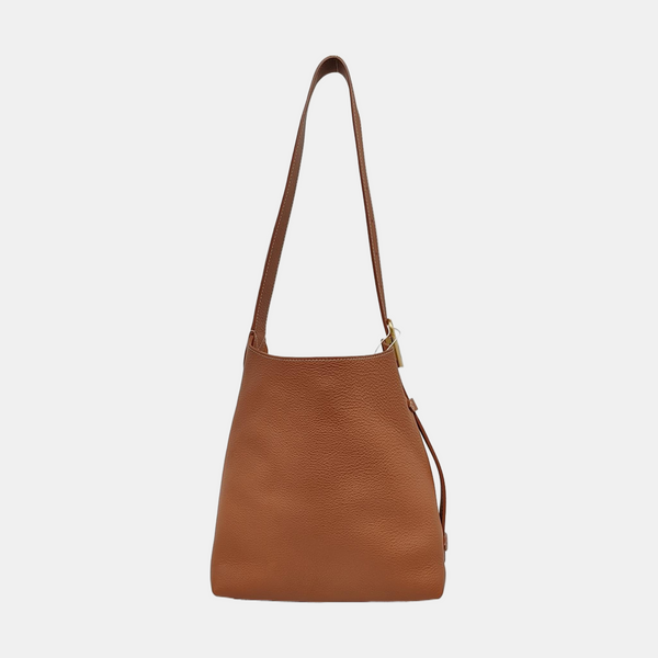 LOW KEY HOBO PM Monogram Calfskin Brown