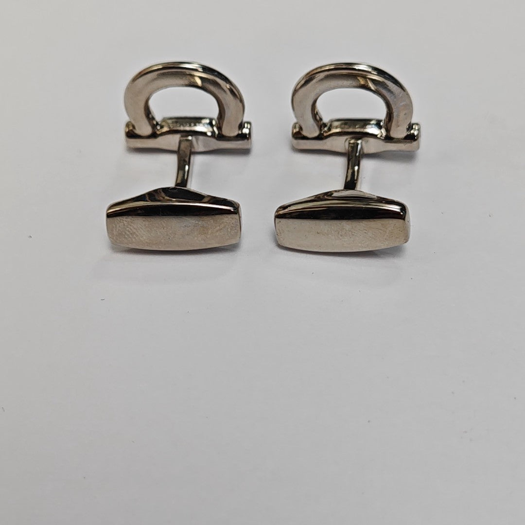 Metal Cufflink Silver