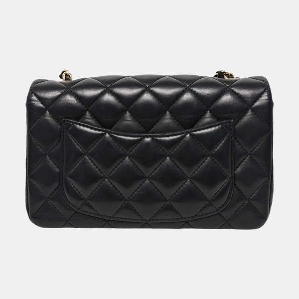CLASSIC FLAP Mini Quilted Lambskin Black