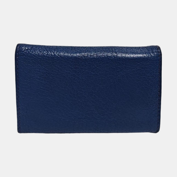 Calfskin Key Pouch Blue