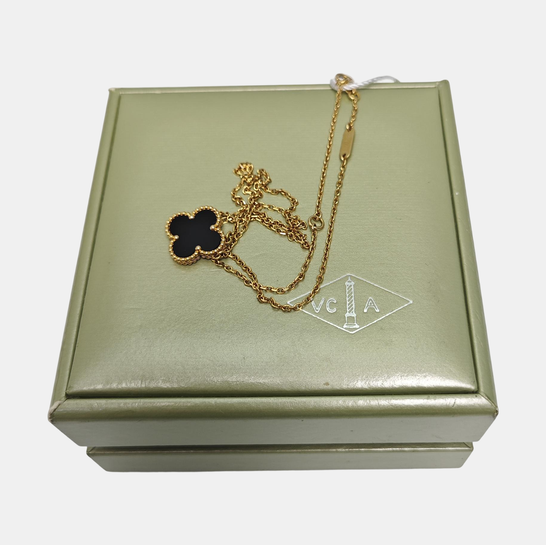 Vintage Alhambra 18k Gold Necklace