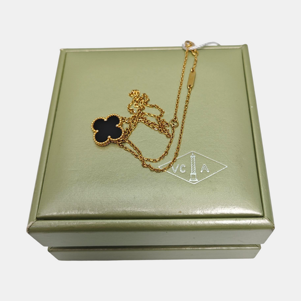 Vintage Alhambra 18k Gold Necklace