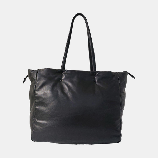 Lambskin Tote Bag Black
